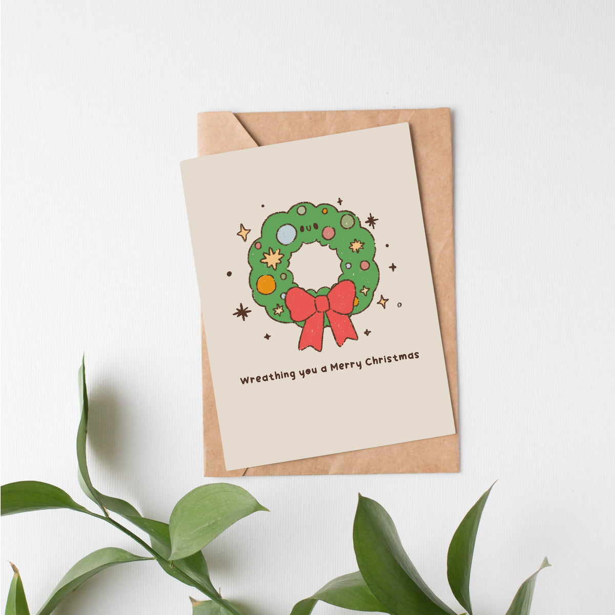 Wreath Greeting Card