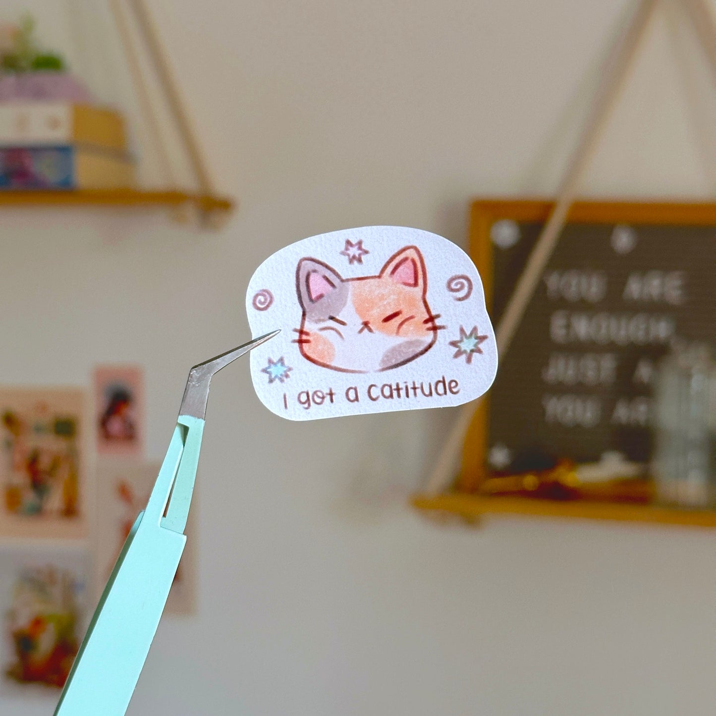 Catitude sticker