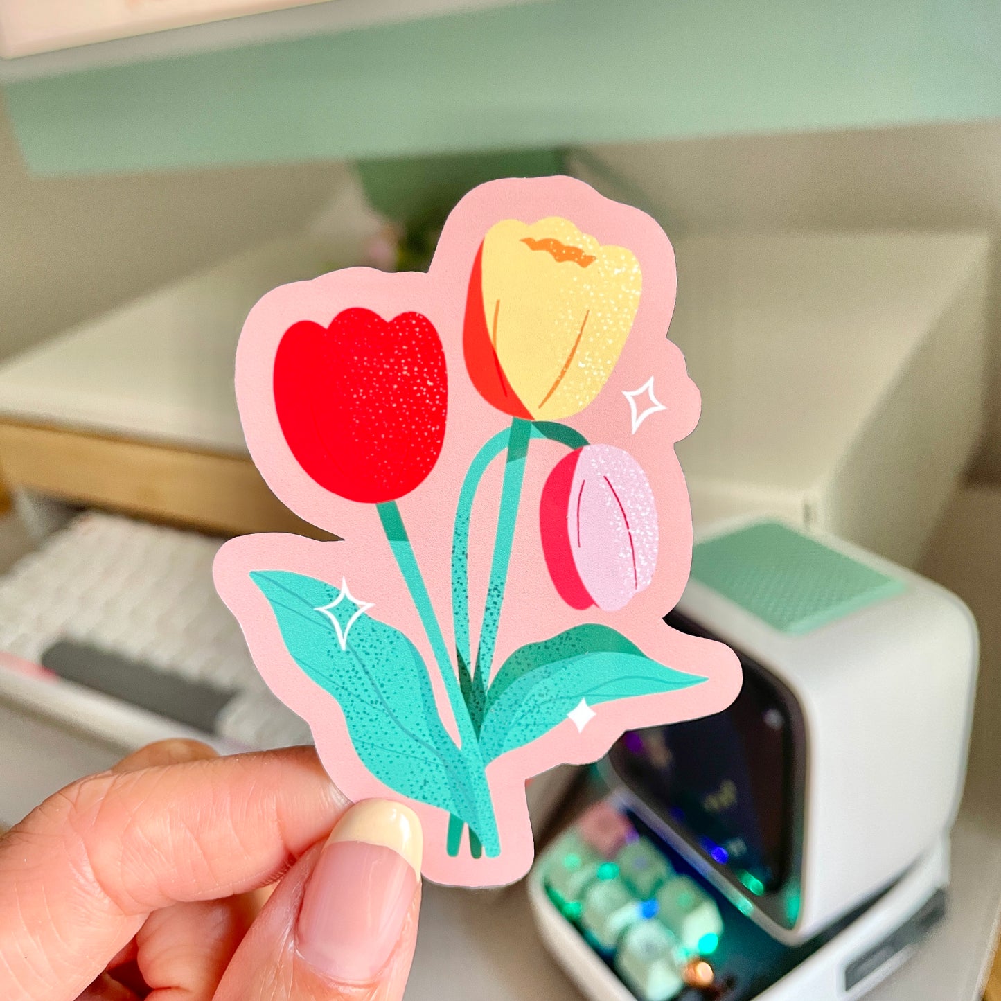 Tulips sticker