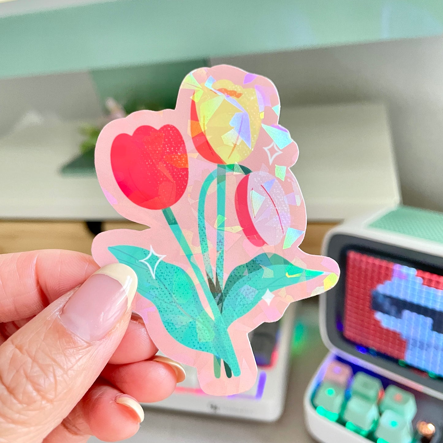 Tulips sticker